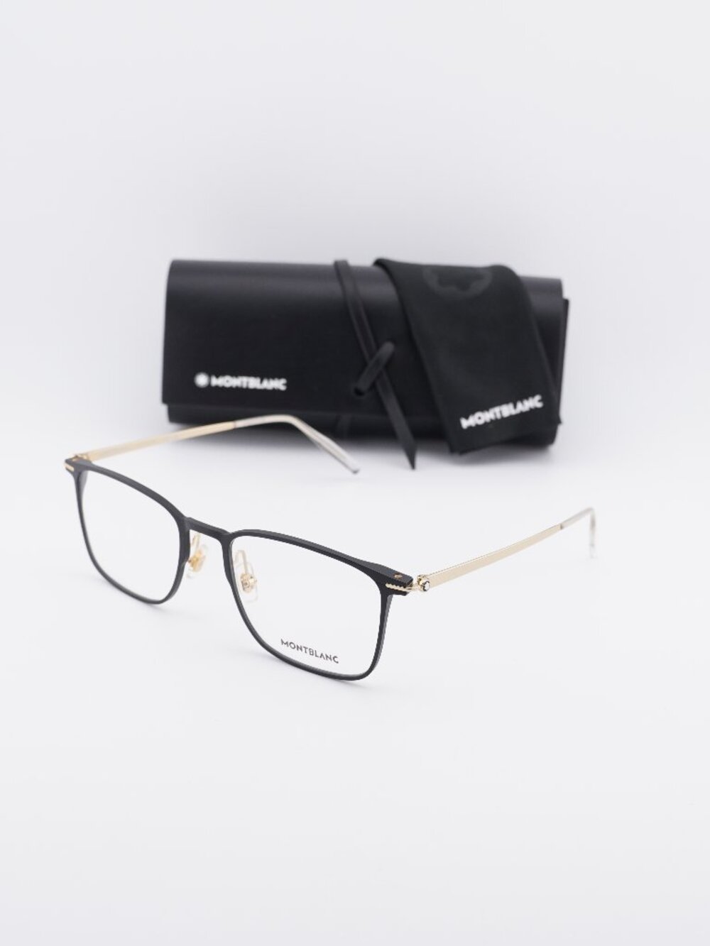 Montblanc MB0193O 002 Rectangle Eyeglasses 55mm – Black
